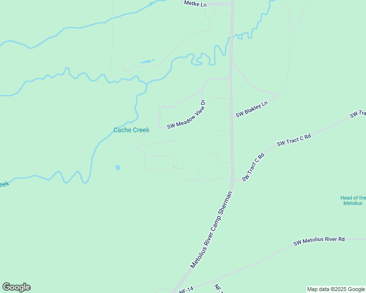 map of restaurants, bars, coffee shops, grocery stores, and more near 13917 Southwest Pinewood Lane in Camp Sherman