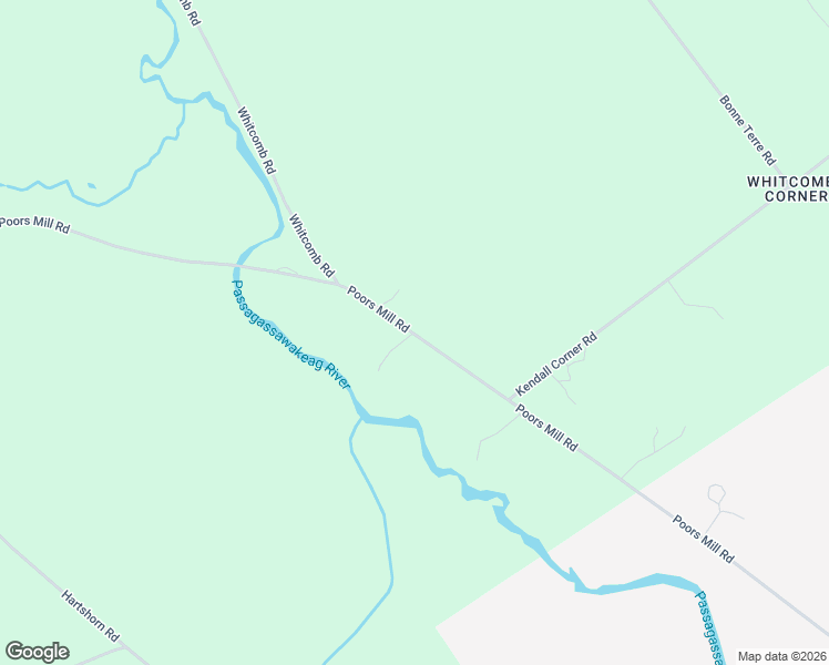 map of restaurants, bars, coffee shops, grocery stores, and more near 1021 Poors Mill Road in Waldo