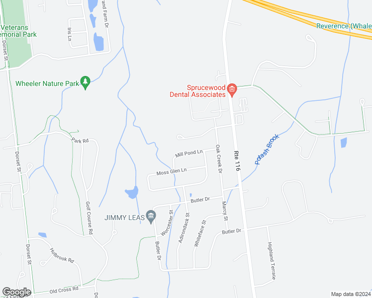 map of restaurants, bars, coffee shops, grocery stores, and more near 14 Mill Pond Lane in South Burlington