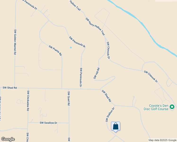 map of restaurants, bars, coffee shops, grocery stores, and more near 15043 Southwest Peninsula Drive in Terrebonne