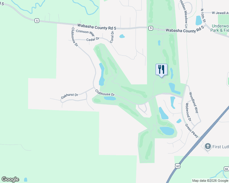 map of restaurants, bars, coffee shops, grocery stores, and more near 2250 Clubhouse Drive in Lake City