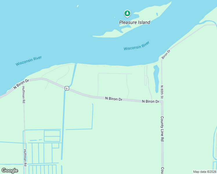 map of restaurants, bars, coffee shops, grocery stores, and more near in Biron