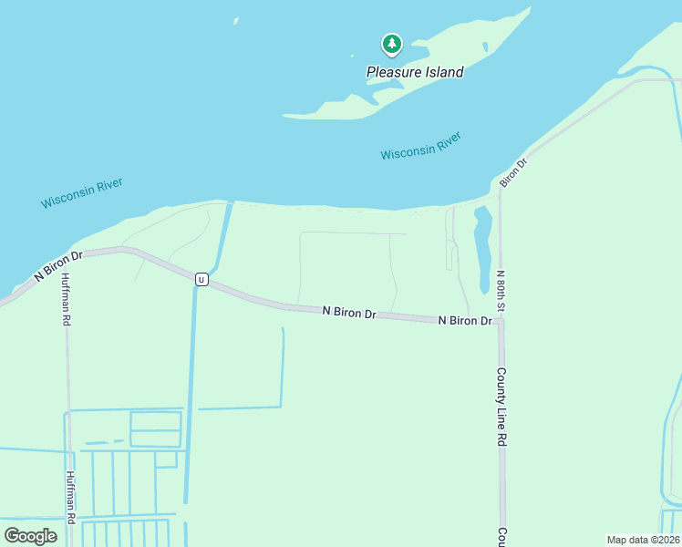 map of restaurants, bars, coffee shops, grocery stores, and more near 3246 North Biron Drive in Wisconsin Rapids