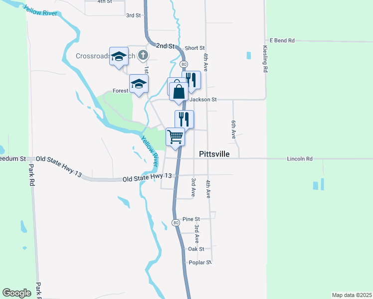 5313 3rd Avenue, Pittsville WI Walk Score