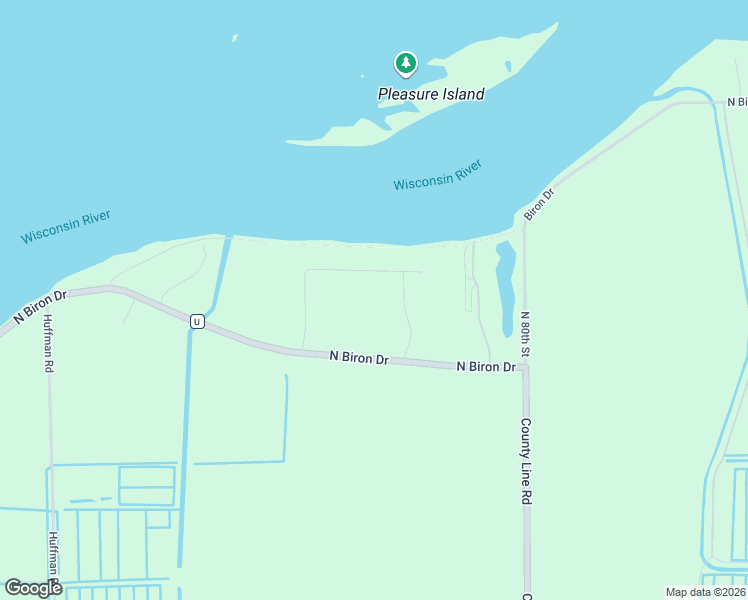map of restaurants, bars, coffee shops, grocery stores, and more near in Biron