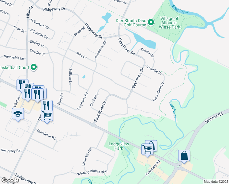 165 East River Drive, De Pere WI Walk Score
