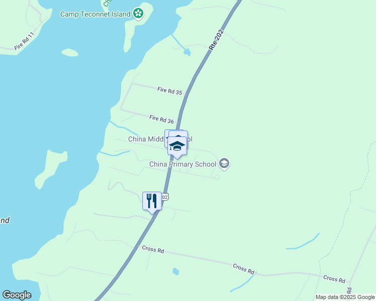 map of restaurants, bars, coffee shops, grocery stores, and more near 773 Lakeview Drive in China