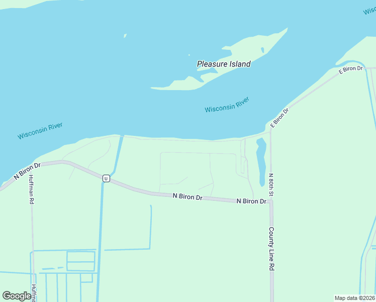 map of restaurants, bars, coffee shops, grocery stores, and more near in Biron