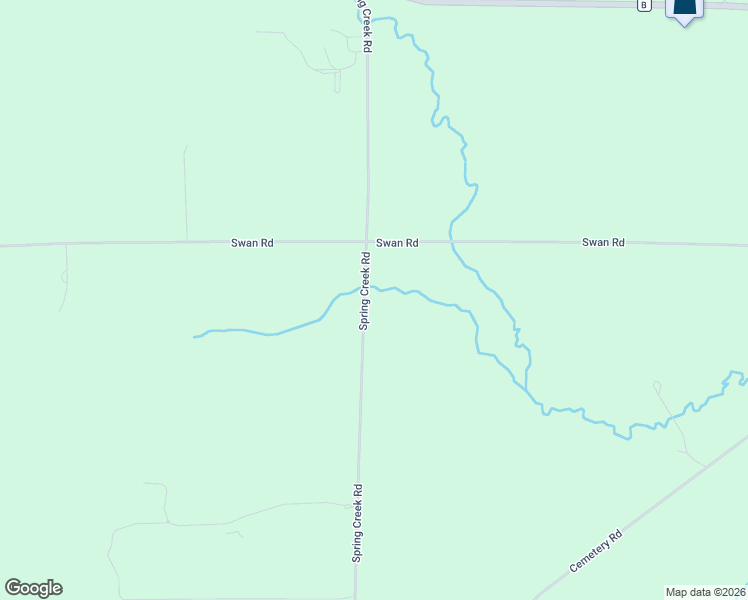 map of restaurants, bars, coffee shops, grocery stores, and more near N5542 Spring Creek Road in Manawa