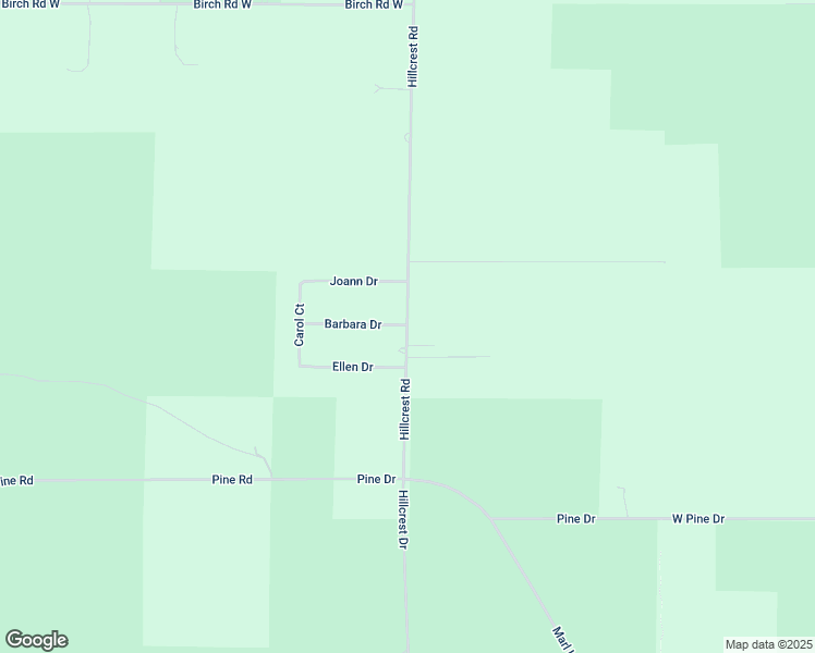 map of restaurants, bars, coffee shops, grocery stores, and more near 7500 Hillcrest Road in Roscommon