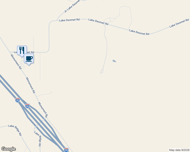 map of restaurants, bars, coffee shops, grocery stores, and more near 105 Lake Desmet Road in Buffalo