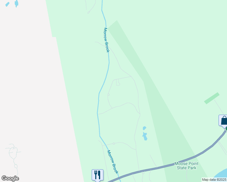 map of restaurants, bars, coffee shops, grocery stores, and more near 5 Serenity Lane in Searsport