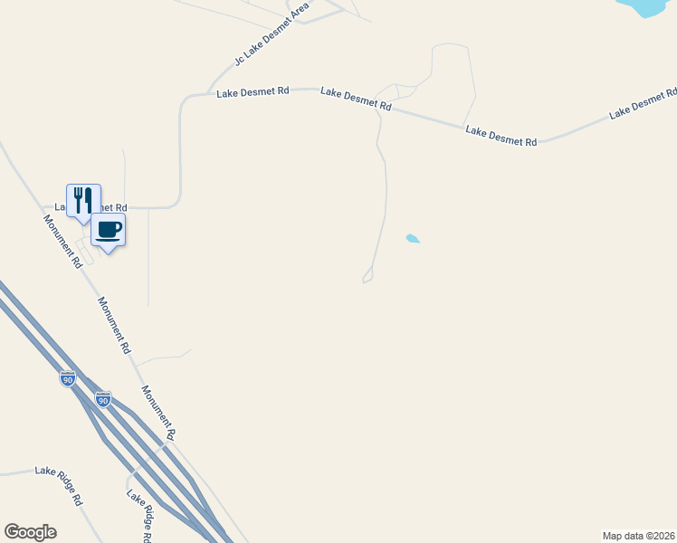 map of restaurants, bars, coffee shops, grocery stores, and more near 105 Lake Desmet Road in Buffalo