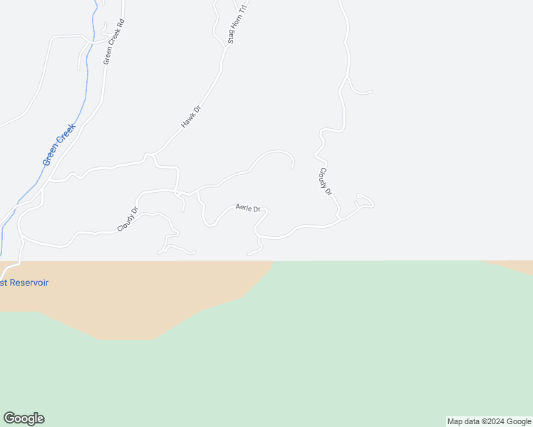 map of restaurants, bars, coffee shops, grocery stores, and more near Aerie Drive in Park County