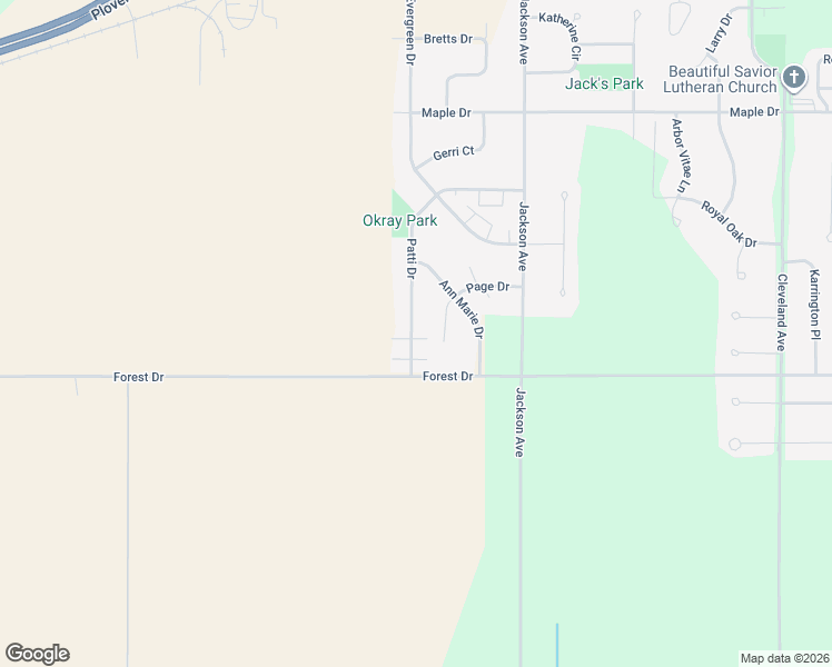 map of restaurants, bars, coffee shops, grocery stores, and more near 3710 Patti Drive in Plover