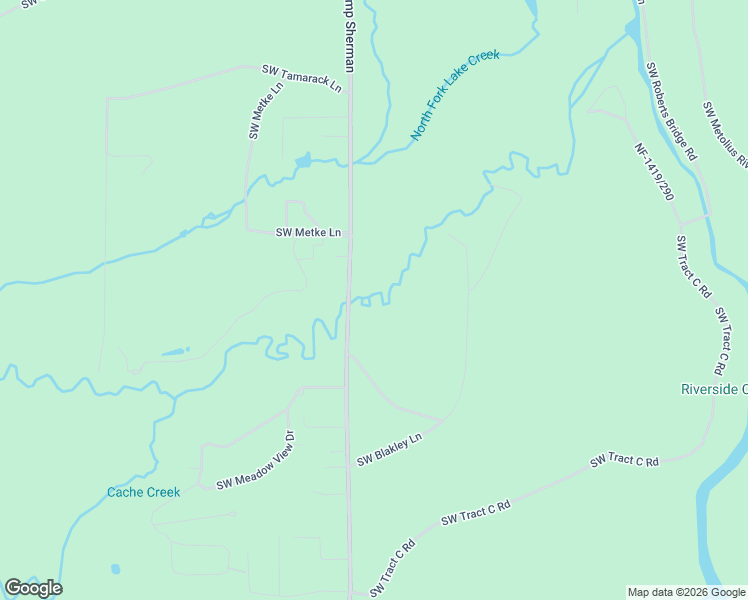 map of restaurants, bars, coffee shops, grocery stores, and more near 13375 Southwest Forest Service Road in Camp Sherman