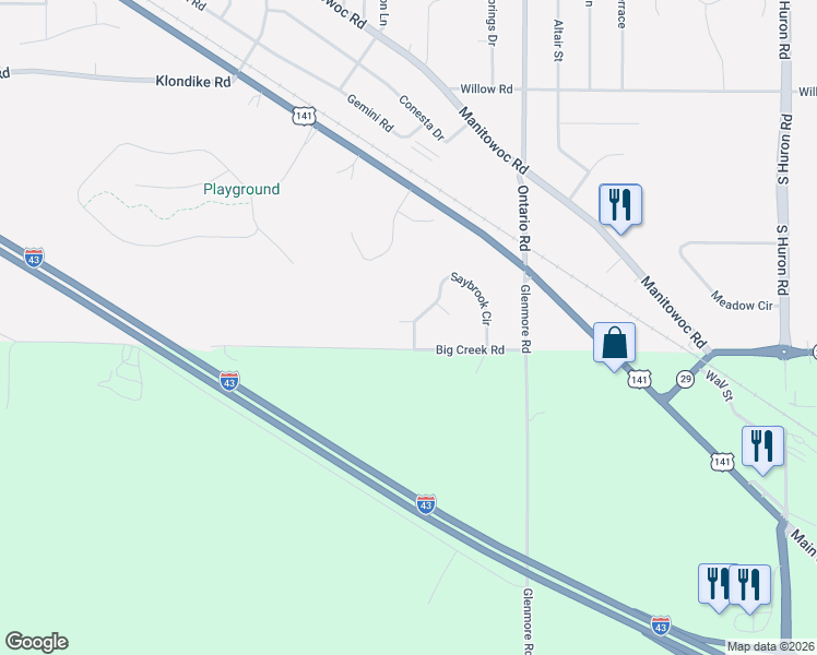 map of restaurants, bars, coffee shops, grocery stores, and more near 3001 Creekwood Drive in Bellevue