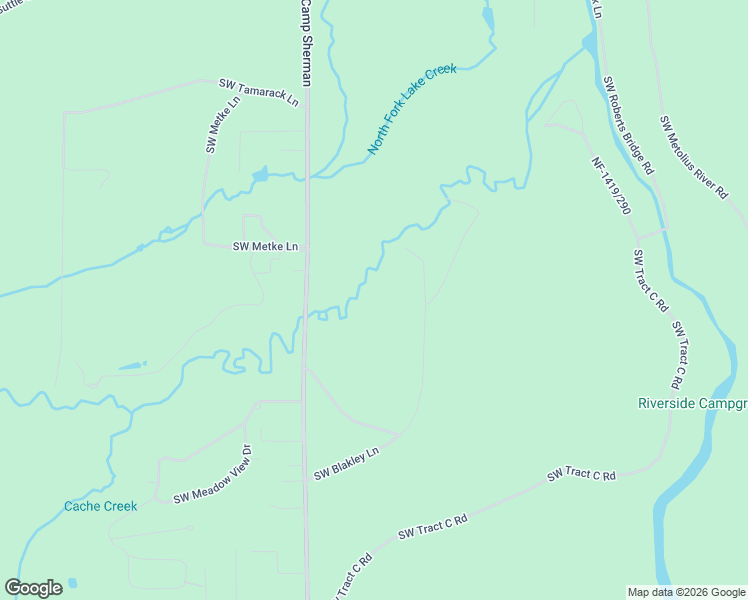 map of restaurants, bars, coffee shops, grocery stores, and more near 13375 Southwest Forest Service Road in Camp Sherman