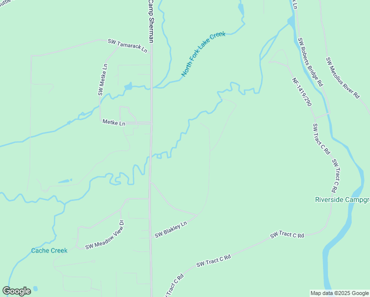 map of restaurants, bars, coffee shops, grocery stores, and more near 13375 Southwest Forest Service Road in Camp Sherman