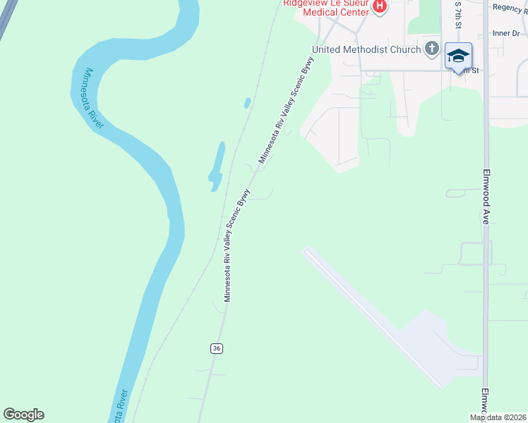 map of restaurants, bars, coffee shops, grocery stores, and more near 765 Ottawa Road in Le Sueur