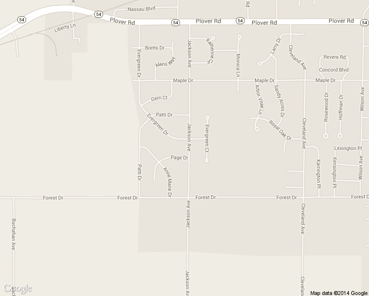 map of restaurants, bars, coffee shops, grocery stores, and more near 3542 Evergreen Drive in Plover