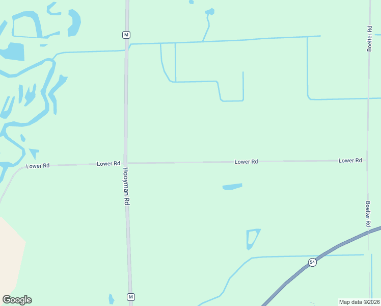 map of restaurants, bars, coffee shops, grocery stores, and more near W8790 Lower Road in Shiocton