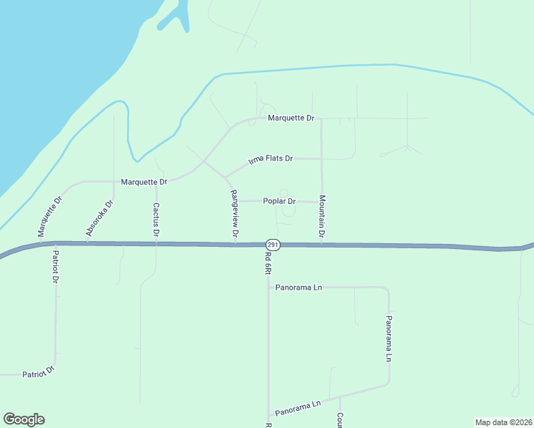 map of restaurants, bars, coffee shops, grocery stores, and more near 10 Poplar Drive in Cody