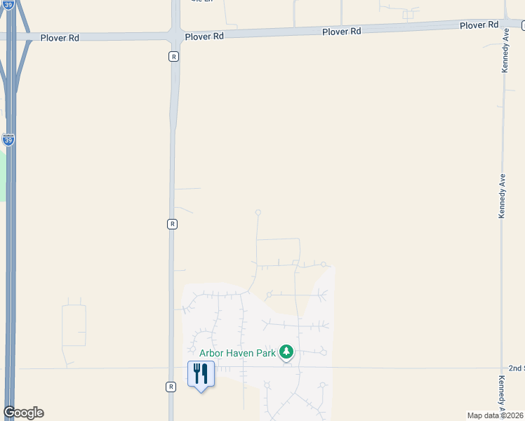 map of restaurants, bars, coffee shops, grocery stores, and more near 935 Clearview Court in Plover