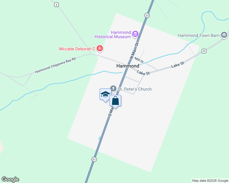 map of restaurants, bars, coffee shops, grocery stores, and more near 47 A S Main St in Hammond