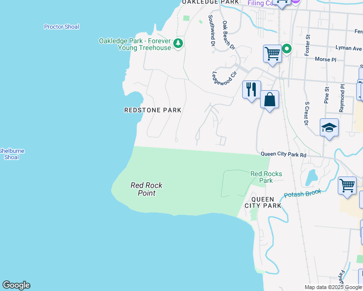 map of restaurants, bars, coffee shops, grocery stores, and more near 144 Dunder Road in Burlington