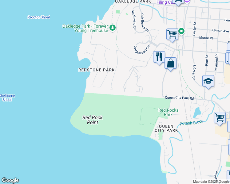 map of restaurants, bars, coffee shops, grocery stores, and more near 144 Dunder Road in Burlington