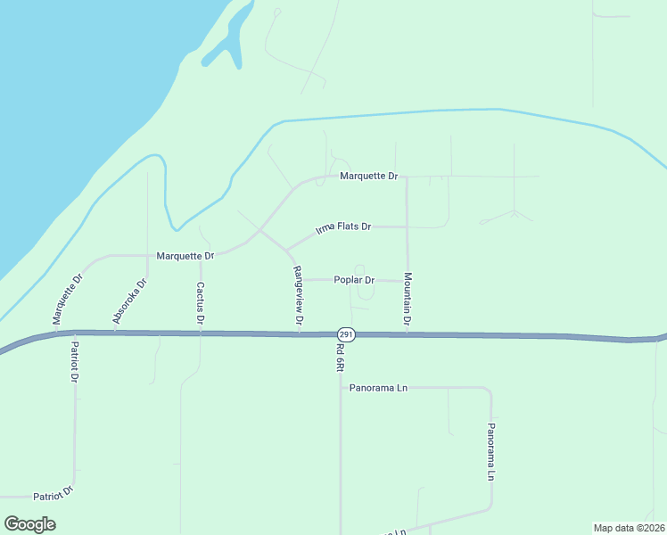 map of restaurants, bars, coffee shops, grocery stores, and more near 2-10 Poplar Drive in Cody