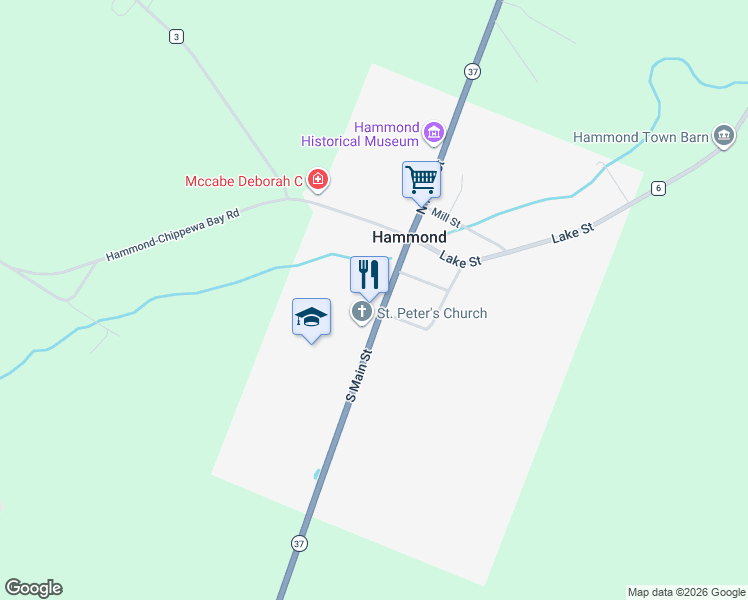 map of restaurants, bars, coffee shops, grocery stores, and more near 47 A S Main St in Hammond