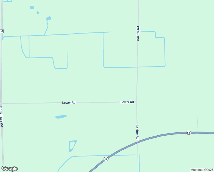 map of restaurants, bars, coffee shops, grocery stores, and more near W8592 Lower Road in Shiocton