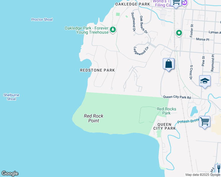 map of restaurants, bars, coffee shops, grocery stores, and more near 10 Dunder Road in Burlington