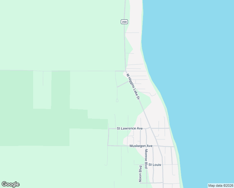 map of restaurants, bars, coffee shops, grocery stores, and more near 7830 Lang Street in Roscommon