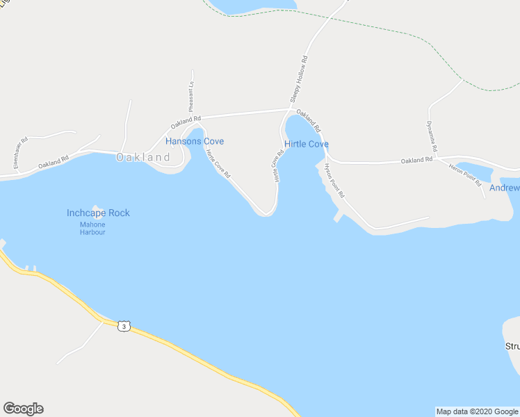 map of restaurants, bars, coffee shops, grocery stores, and more near 115 Hirtle Cove Road in Mahone Bay