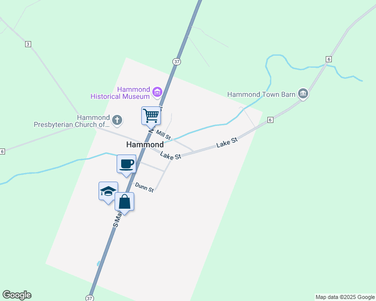 map of restaurants, bars, coffee shops, grocery stores, and more near 319 Lake Street in Hammond