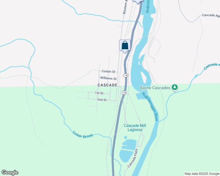 map of restaurants, bars, coffee shops, grocery stores, and more near 18 Cascade Street in Berlin