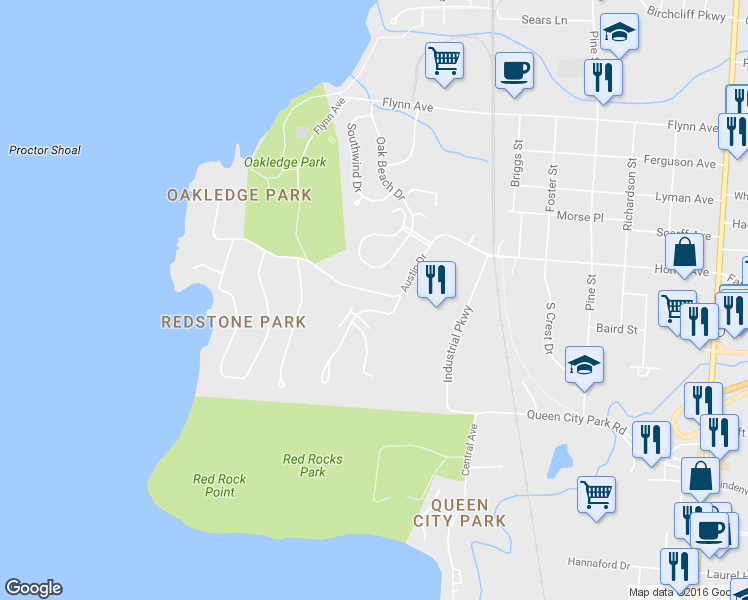 map of restaurants, bars, coffee shops, grocery stores, and more near 181 Austin Drive in Burlington