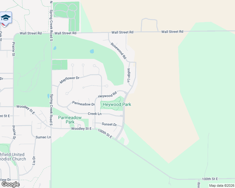 map of restaurants, bars, coffee shops, grocery stores, and more near 809 Heywood Road in Northfield