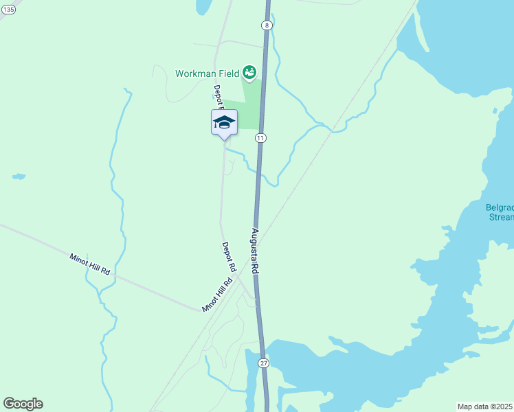 map of restaurants, bars, coffee shops, grocery stores, and more near 1150 Augusta Road in Belgrade