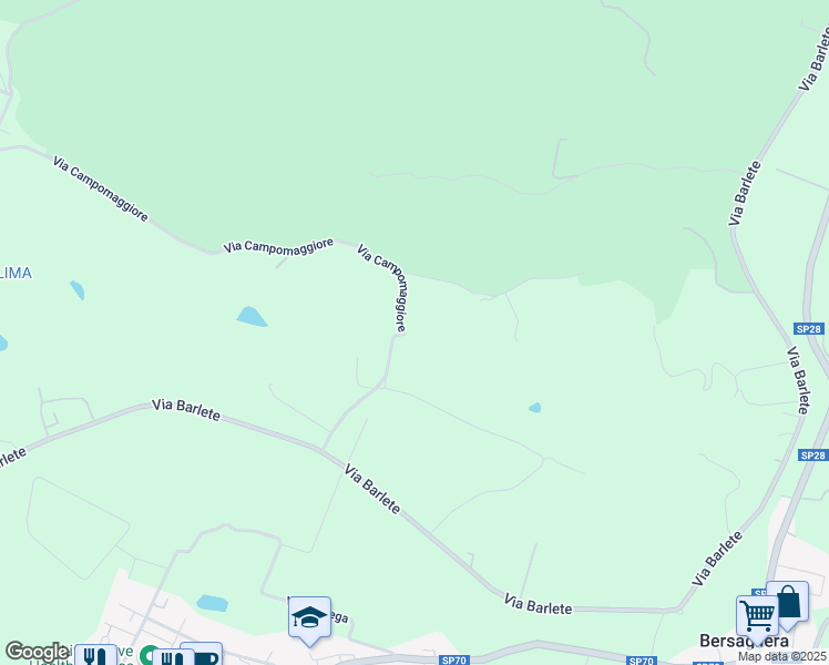 map of restaurants, bars, coffee shops, grocery stores, and more near 2 Via Campomaggiore in Monteveglio