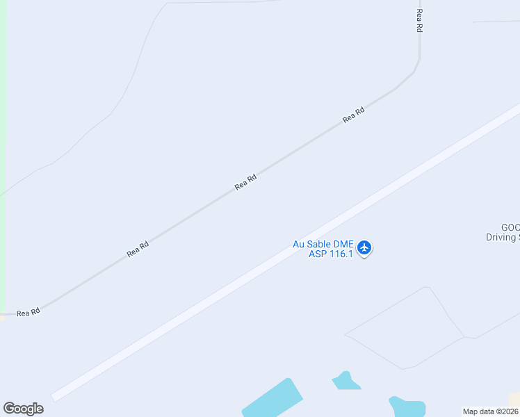 map of restaurants, bars, coffee shops, grocery stores, and more near 5116-5374 Rea Road in Oscoda charter Township