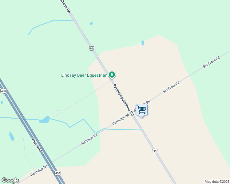 map of restaurants, bars, coffee shops, grocery stores, and more near 804 Penetanguishene Road in Barrie