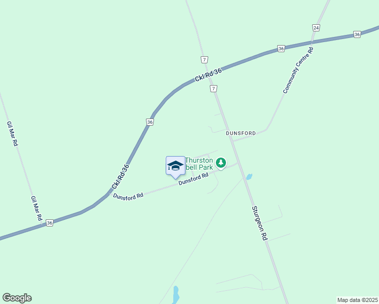 map of restaurants, bars, coffee shops, grocery stores, and more near 8 Maxwell Street in Kawartha Lakes