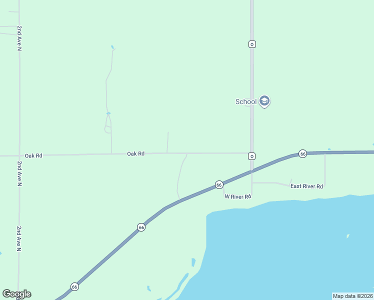 map of restaurants, bars, coffee shops, grocery stores, and more near 602 Oak Rd in Rudolph