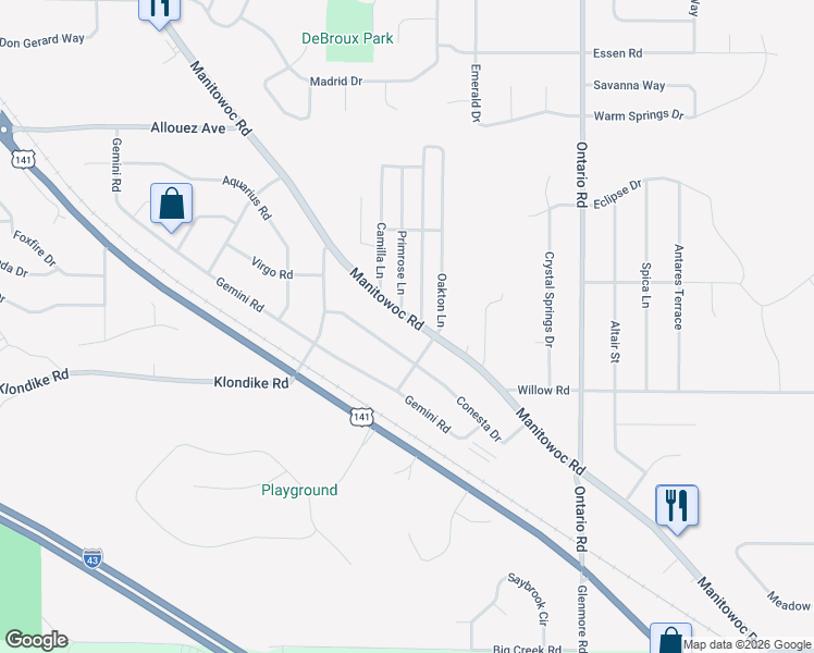 map of restaurants, bars, coffee shops, grocery stores, and more near 109 Laurel Lane in Bellevue