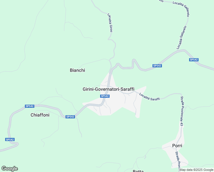 map of restaurants, bars, coffee shops, grocery stores, and more near 23 Località Girini in Girini-governatori-Saraffi