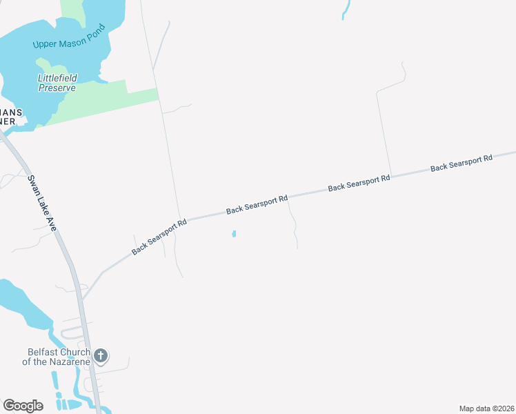 map of restaurants, bars, coffee shops, grocery stores, and more near 51 Back Searsport Road in Belfast